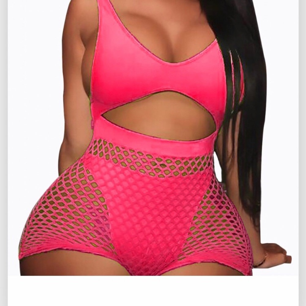 SOLD ‼️ Fishnet swimsuit